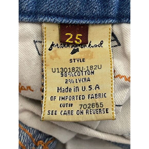 7 For All Mankind Mid Rise Flared Jeans Light Wash Women’s Sz 32 Inch Waist - Picture 5 of 8